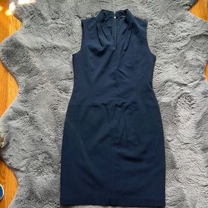 Tahari navy blue dress/ size 4